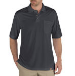 DickiesLS404 Ss Bk Polo