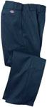  DickiesQP3200 Bk Dbl Knee Twl Pant