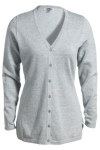 Edwards 046 Edwards Ladies' V-Neck Fine Gauge Long Cardigan Sweater