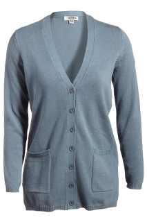 Edwards 119 Edwards Ladies' V-Neck Long Cardigan Sweater