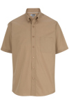  Edwards 1245 Edwards Men's Lightweight Short Sleeve Poplin Shirt