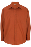  Edwards 1287 Edwards Men's Easy Care Point Collar Poplin Shirt