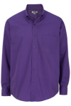 Edwards 1295 Edwards Men's Lightweight Long Sleeve Poplin Shirt