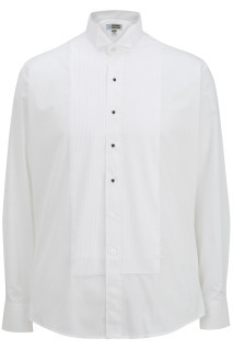 Edwards 1390 Edwards Men's Wing Collar Tuxedo Shirt