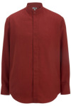 Edwards Mens Batiste Banded Collar Shirt