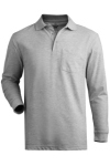 Edwards 1525 Edwards Blended Pique Long Sleeve Polo With Pocket