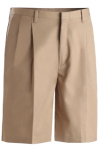  Edwards 2410 Edwards Men's Business Casual Pleated Chino Short