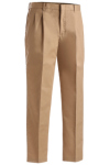 Edwards 2610 Edwards Men's Business Casual Pleated Chino Pant