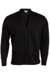 Edwards 383 Edwards V-Neck Button Heavyweight Acrylic Sweater