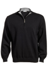 Edwards 4012 Edwards Quarter-Zip Acrylic Sweater