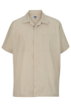 Edwards Mens Zip-Front Service Shirt