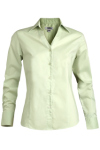  Edwards 5034 Edwards Ladies' Tailored V-Neck Stretch Blouse-Long Sleeve