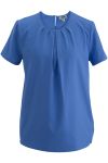 Edwards 5224 Edwards Ladies Jewel Neck Ss Blouse