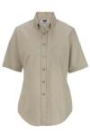  Edwards 5230 Edwards Ladies' Easy Care Short Sleeve Poplin Shirt