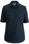 Edwards 5231 Edwards Ladies' S/S Stretch Poplin Blouse