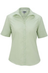  Edwards 5245 Edwards Ladies' Lightweight Short Sleeve Poplin Blouse