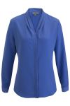 Edwards 5271 Edwards Ladies' V-Neck Long Sleeve Blouse