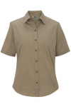  Edwards 5740 Edwards Ladies' Cottonplus Short Sleeve Twill Shirt