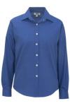 Edwards 5975 Edwards Ladies' Pinpoint Oxford Shirt - Long Sleeve