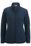  Edwards 6460 Edwards Ladies' Sweater Knit Fleece Jacket