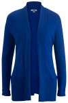  Edwards 7058 Edwards Ladies' Shawl Collar Cardigan Sweater