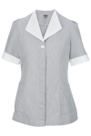 Edwards 7275 Edwards Ladies' Junior Cord Hidden Placket Tunic