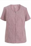 Edwards 7279 Edwards Ladies' Scoop Neck Zip Front Tunic