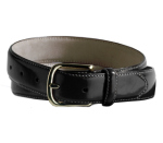  Edwards BP00 Edwards Leather Dress Belt With Brass Buckle