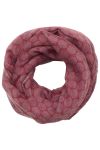 Edwards S005 Edwards Tone-On-Tone Circles Infinity Scarf - Women's