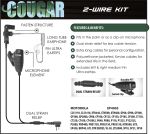  Ear Phone Connection Cougar Cougar 2-Wire Professional Kit