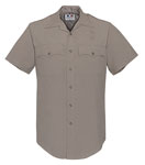 CHP Short Sleeve Shirt - Men's Polyester/Wool Silver Tan