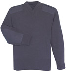  Fechheimer 00720 Navy Jersey Knit Zip Sweater 70Poly/30Wool