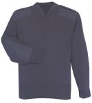 Fechheimer 00730 Navy Jersey Knit Zip Sweater 70Poly/30Wool
