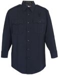  Fechheimer 07W8986Z Men's Long Sleeve Shirt W/Zipper 74/25/1