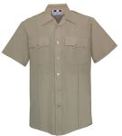  Fechheimer 153R6604 Ladies Short Sleeve Police Shirt Silvertan 65%Pol