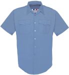  Fechheimer 189R5425 Ladies Short Sleeve Police Shirt  Medium Blue