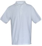  Fechheimer 3000WH Short Sleeve P3 Cotton Polo Pique White