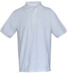 Fechheimer 3000WH Short Sleeve P3 Cotton Polo Pique White