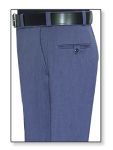 Mens Postal Blue T-1 Trouser, 55/45 Polyester/Wool, Gabardine Weave