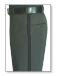  Fechheimer 34256BK Womens Spruce Green Trousers W/1Black Stripe