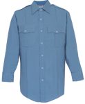  Fechheimer 35W7845 Mens Long Sleeve Shirt Brilliant Blue 100% Poly