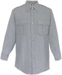  Fechheimer 45W6981 Long Sleeve Shirt Heather Grey 68%Poly/30%Ray/2%