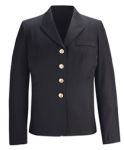  Fechheimer 4800SDC Ladies Usn Service Dress Blue Coat 55%Po