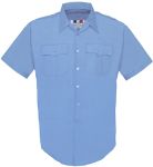 Fechheimer 65R5425 Mens Short Sleeve Police Shirt medium Blue