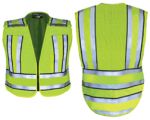 Fechheimer 71510 High Visibility Yellow Pro Safty Vest High Visibility