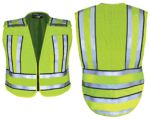  Fechheimer 71510 High Visibility Yellow Pro Safty Vest High Visibility