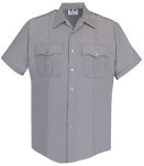  Fechheimer 85R5441 Mens Short Sleeve Police Shirt Silver Grey