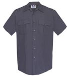  Fechheimer 85R5456 Mens Short Sleeve Police Shirt Midnight Blue 65%P