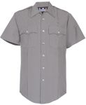  Fechheimer 95R6621 Mens Short Sleeve Light Grey Police Shirt