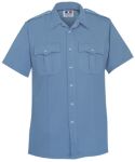 Fechheimer 95R6625 Medium Blue Tropical Short Sleeve Shirt